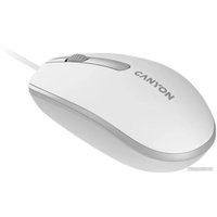 Мышь Canyon M-10 (белый/серый)