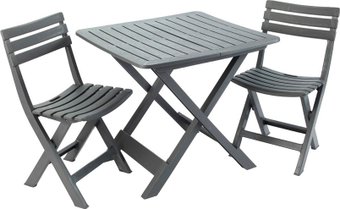 Набор садовой мебели Ipae Progarden Camping SET018AN (антрацит)