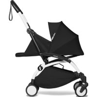 Универсальная коляска Babyzen Yoyo2 (2 в 1, мягкая люлька, белая рама, черный)