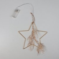 Подвеска AksHome Тип 6 Звезда с веткой 25х24см 18LED 2АА