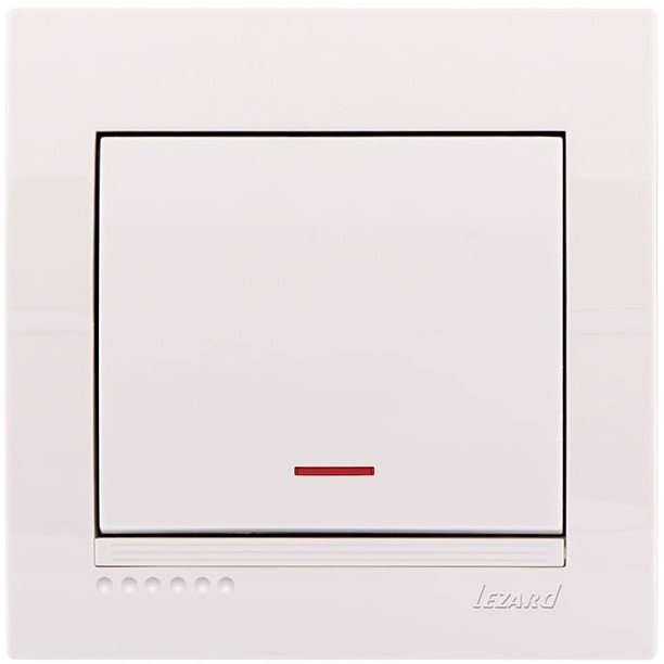 

Выключатель Lezard Deriy 702-0202-111 (белый)