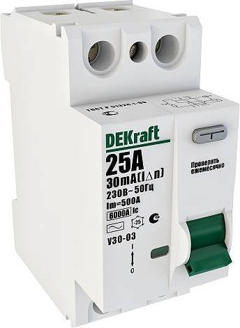 

Устройство защитного отключения Schneider Electric DEKraft 14052DEK