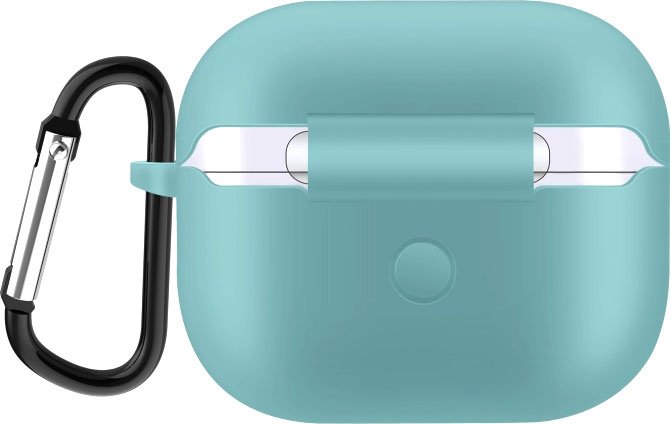 

Чехол Sundays для AirPods 3 с карабином (голубой)