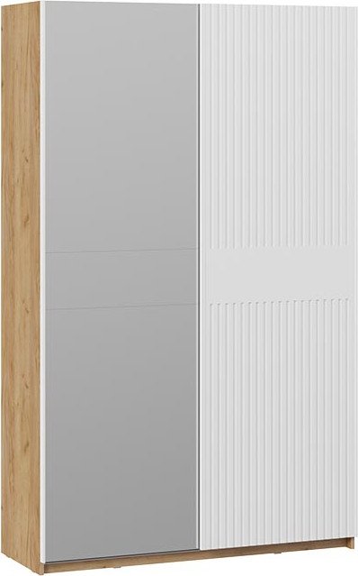 

Шкаф-купе Трия Оскар Хилтон Т2 1400 271062 (ручка белая/дуб крафт золотой/белый матовый)