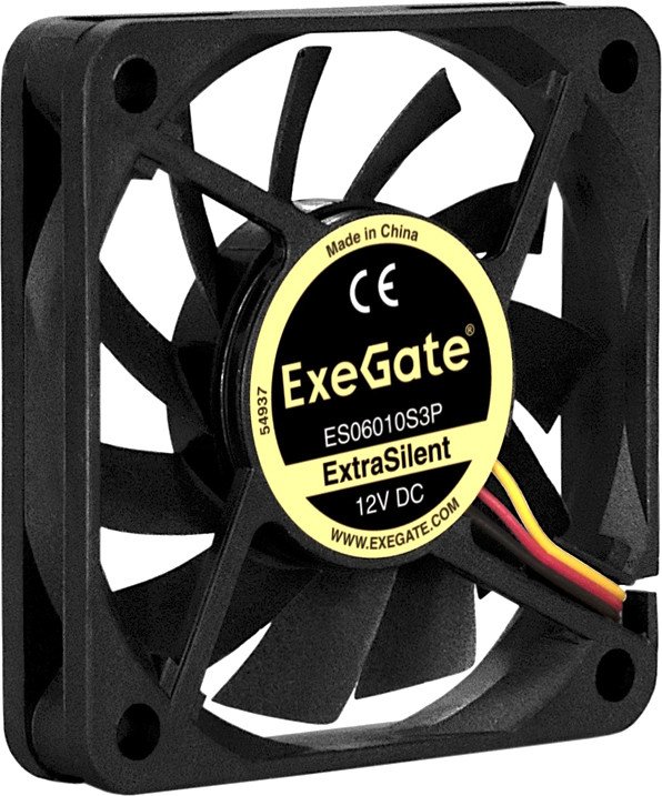 

Вентилятор для корпуса ExeGate ExtraSilent ES06010S3P EX283368RUS