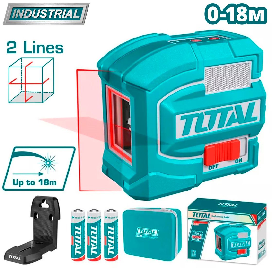 

Лазерный нивелир Total TLL156503