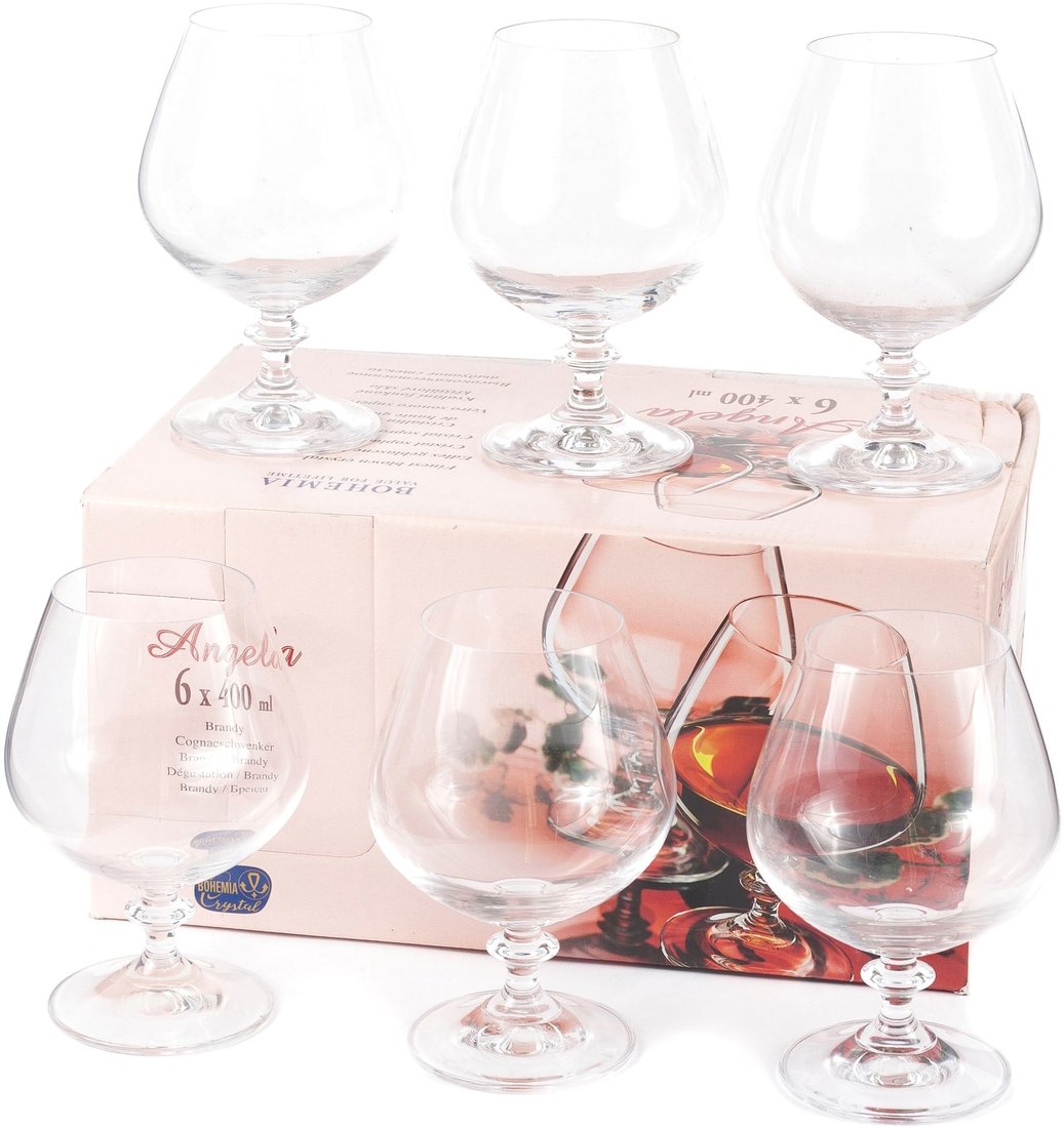 

Набор бокалов для коньяка Bohemia Crystal Angela 40600/400-6