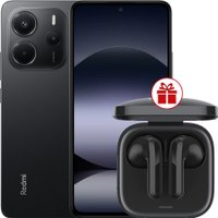 Телефон Xiaomi Redmi Note 14 8GB/256GB международная версия (черный) + наушники Xiaomi Redmi Buds 6 Active (черный) по акции