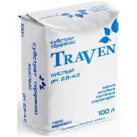 Торф Traven кислый рН 2.8-4.0 (100 л)