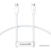 Кабель Baseus Superior Series 2 USB4 Full-Function Fast Charging Cable 240W USB Type-C - USB Type-C (1 м, белый)
