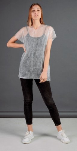 Медицинская экипировка ТопТоргБай Рубашка без рукавов 40 г/м2 (48-50, белый, 5 шт)