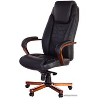 Офисное кресло Бюрократ T-9923MAHOGANY/BLACK (черный)