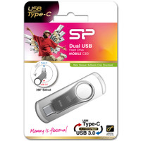 USB Flash Silicon-Power Mobile 80 Gray 16GB (SP016GBUC3C80V1S)