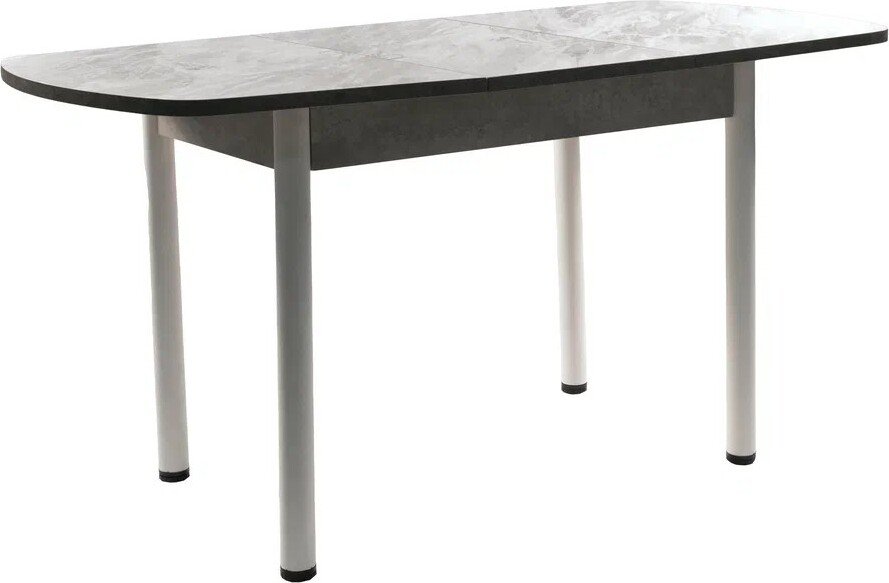 

Кухонный стол ВВР Прямоугольный раздвижной (пластиковый Лавант/белый прямой 110-150/70)