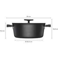 Кастрюля Fiskars Hard Face 1075527