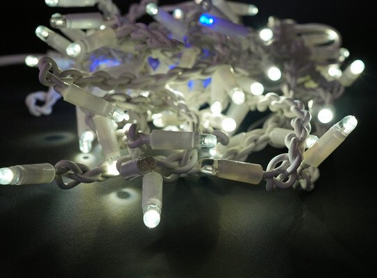 

Гирлянда бахрома ULED ULED-LG-90-220V-(W-F-B/W)