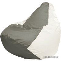 Кресло-мешок Flagman Груша Макси Г2.1-334 (белый/серый)