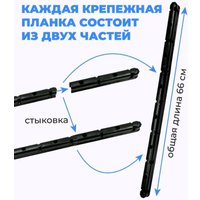 Сушилка для белья Comfort Alumin Потолочная 7 прутьев Black Style Telescop 100-180 см (алюминий)