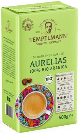 

Кофе Tempelmann Aurelias молотый 500 г