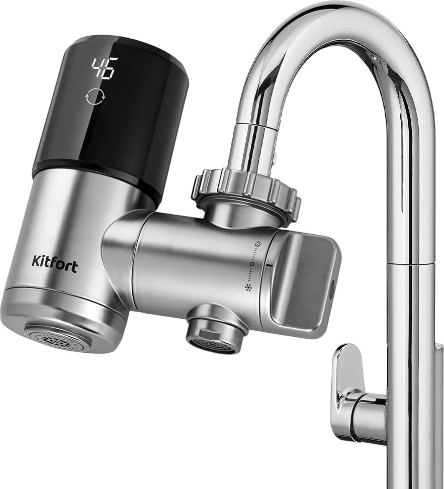 

Проточный электрический водонагреватель на кран Kitfort KT-6526