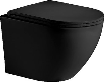 Унитаз подвесной WeltWasser Merzbach 004 MT-BL (черный матовый)