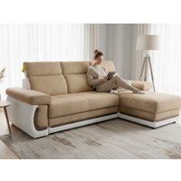 Угловой диван ПетраМебель Браво Люкс (бежевый)