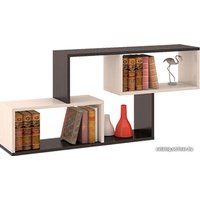 Полка Трия Тип 4 (антрацит/дуб крафт белый)