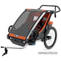 Детский велоприцеп Thule Chariot Cross 2 (Roarange/Dark Shadow)