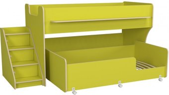 Двухъярусная кровать Можга Капризун 7 Р444 (лайм)