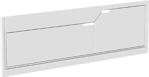 

Фронтальный экран под ванну Belux Неаполь К1700 (белый глянцевый)