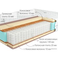 Матрас Kondor Sidney 2 Medio 140x190 (трикотаж)