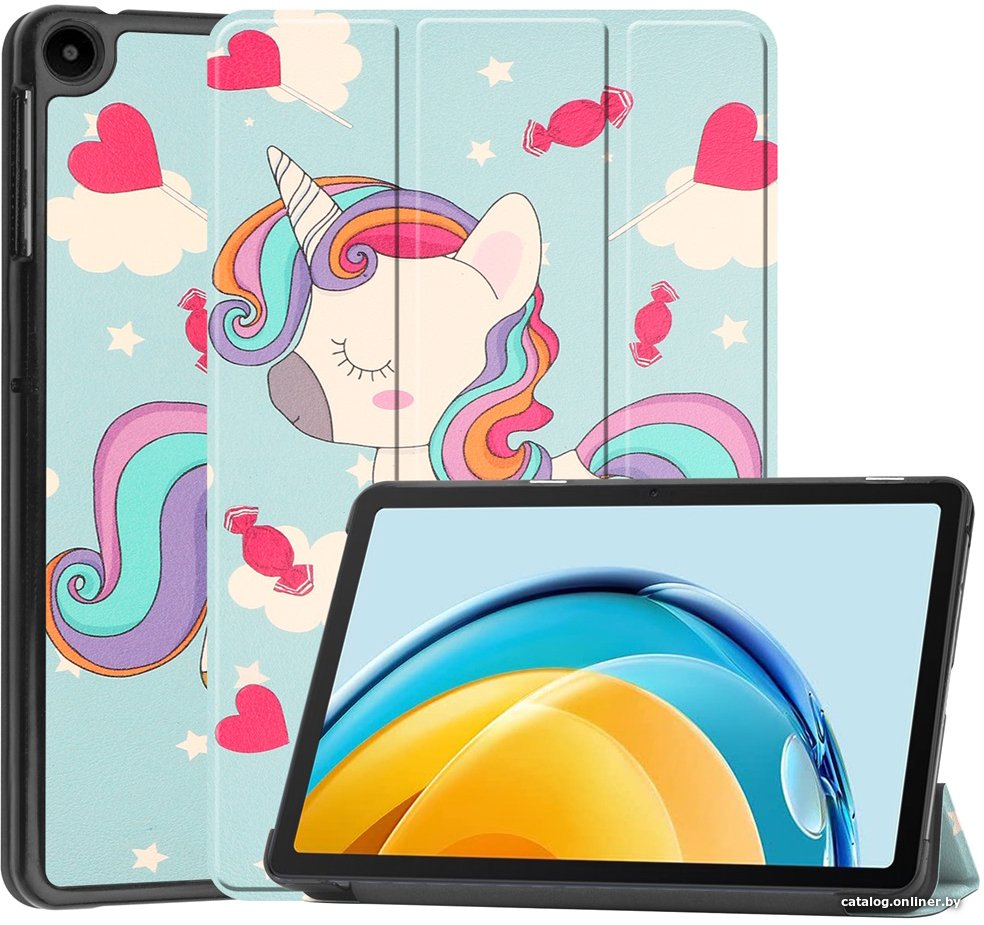 Чехол JFK Smart Case для Huawei MatePad SE 10.4 (сказочный единорог)