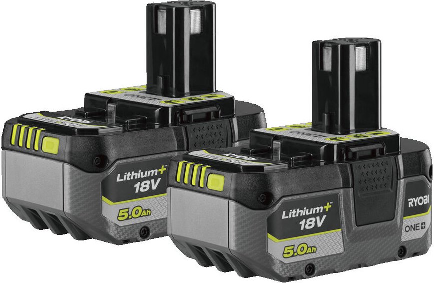 

Набор аккумуляторов Ryobi RB1850X2 5133005305 (2x18В/5 Ah)