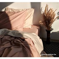 Постельное белье Homely Beigepink + Vanilla (2-спальный наволочка 70x70)