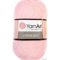 Пряжа для вязания Yarnart Cotton Soft 74 100 г 600 м (светло-розовый)