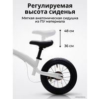 Беговел-велосипед Bubago Rollin BG-166-3 (белый/красный)