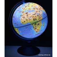 Школьный глобус Globen Зоогеографический с подсветкой Ке012100208
