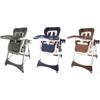 Высокий стульчик ForKiddy Optimum 0+ (бежевый полосатый)