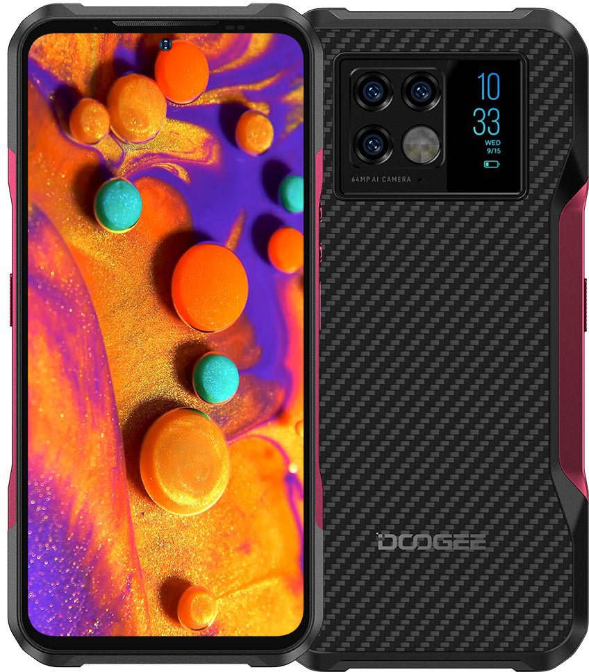 

Телефон Doogee V20 (бордовый)
