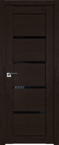 ProfilDoors 2.09XN L 90x200 (дарк браун, стекло черный триплекс)