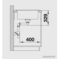 Кухонная мойка Blanco Legra 45 S (антрацит) [522201]