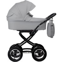 Универсальная коляска Indigo Barbara ECO Classic (2 в 1, be 04/светло-серая кожа)