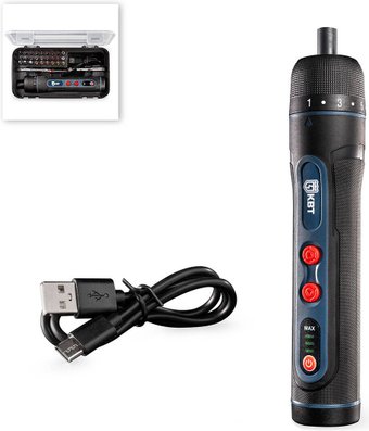 Электроотвертка КВТ SD-4-5 (с АКБ, кейс)