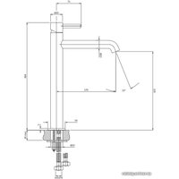 Смеситель Omnires Y Y1212GR