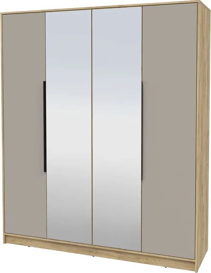 

Шкаф распашной Интерлиния Концепт КТ-Ш4з Глосс (дуб золотой/луна)