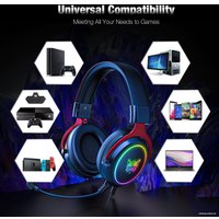 Наушники Onikuma X10 (черный/красный)