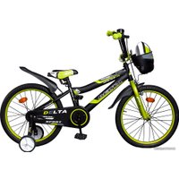 Детский велосипед Delta Sport 20 (черный/зеленый, 2019)