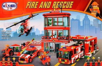 Конструктор Winner 1236 Пожарная часть