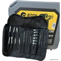 Дрель-шуруповерт Edon AD-18E (с 2-мя АКБ, кейс, набор оснастки)