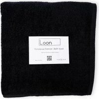 Полотенце Loon Симпл 70x140 (черный)